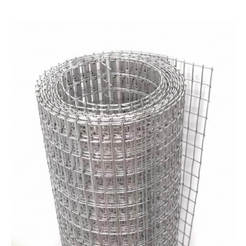 Galvanized mesh electrowelded hole 55 x 75mm, thickness 1.6mm, size 2.0 x 25m