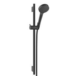 Shower set - tubular suspension with hand shower and hose 160cm black Vario HANSGROHE