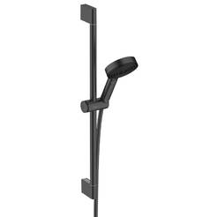 Shower set - tubular suspension with hand shower and hose 160cm black Select S 105 3jet HANSGROHE