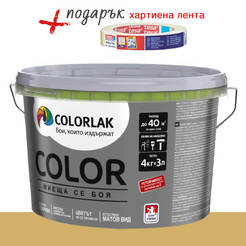 Стиральный латекс Color V2005 - 4 кг, янтарно-матовый C0646