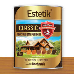 Пропитка масляно-алкидная для дерева Bochemit Estetik Classic дуб 5л