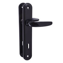 Ordinary door handle 70mm, Mirela 2 black, 2 pcs.