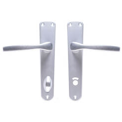 Secret door handle 90mm silver Gabri