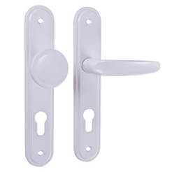 Secret door handle 70mm with ball, Mirella 2 white, 2 pcs.