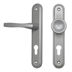 Secret door handle left 70mm, with ball Alanya gray