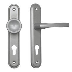 Secret door handle right 70mm, with ball Alanya gray