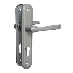 Secret door handle 90mm, Alanya gray, 2 pcs.