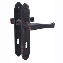 Simple door handle 70mm, Style 2 black copper, 2 pcs.