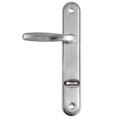 Service door handle 90mm, satin/nickel Deka, 2 pcs.