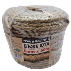 Jute rope f6mm x 50m link