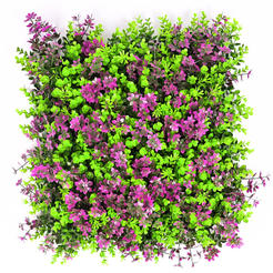 Decorative wall panel Chamshir and Lavender artificial landscaping 50 x 50cm