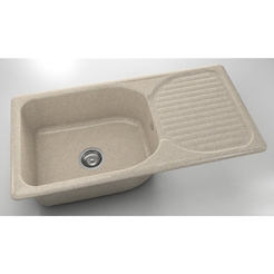 Kitchen sink with left / right top 95 x 49 cm, granite, Plovdiv