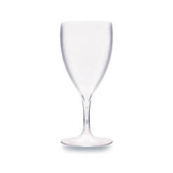 Plastic wine glass 230ml f7.4 x 16.8cm Frosted