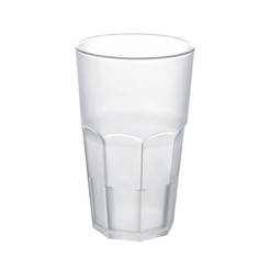 Plastic cup 330ml high, frosted