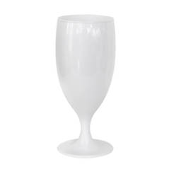 Plastic beer mug 360ml f7.2 x 17.5cm white