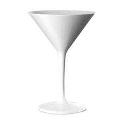 Plastic martini glass 200ml f11.2 x 17cm Premium white