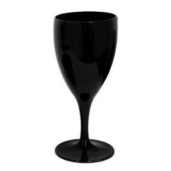 Plastic wine glass 320ml f8.2 x 18.5cm Premium black