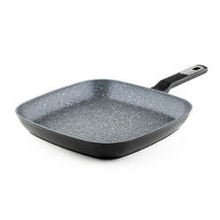 Grill pan f28 cm marble non-stick coating Brabantia Rock BRABANTIA