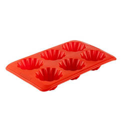 Mold for baking muffins 6 pieces silicone 1005415 Luigi Ferrero