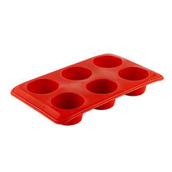 Mold for baking muffins 6 pieces silicone 1005417 Luigi Ferrero