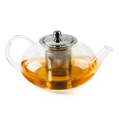 Kettle with strainer 1.2l borosilicate glass