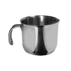 Jug for boiling milk/eggs 12 x 9cm 0.9l stainless steel