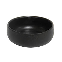 Bowl ceramic f14 x 5.5cm black