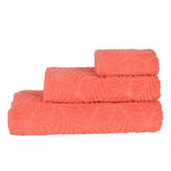 Bath towel 30 x 50 cm, 500 g/sq.m, 100% microcotton Sweet Coral