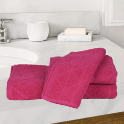 Хавлиена кърпа за баня 30 х 50см Фюжън 100% памук 400гр/м2 циклама