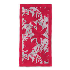 Beach towel towel 80 x 160 cm Ruby flowers