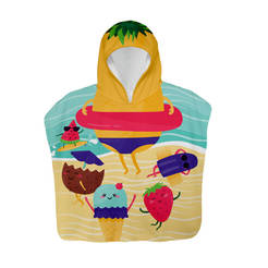 Children's poncho Fruits 50-110cm