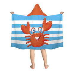 Children's poncho 70/140cm Kitee crab