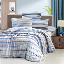 Комплект постельного белья из поликоттона из 3 предметов с принтом Gizmo синий