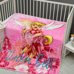 Children's blanket for bed 110x140cm Spain baby pink fairy