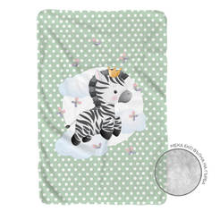 Children's blanket Sherpa 100 x 150 cm, with insert and zebra stripe