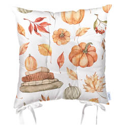 Decorative chair cushion 43 x 43 cm, right autumn fruits autumn