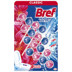 WC balls Bref Power active flower 4 x 50g