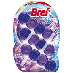 Шарики для унитаза Bref Brilliant gel Волшебный бриз 3 х 42г