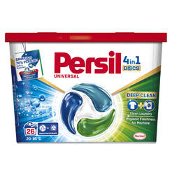 Диски на 26 стирок Persil L Universal для белых тканей.