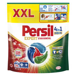 Диски 34 стирки Persil XXL Удаление пятен с белых тканей