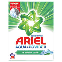 Washing powder 18 washes 1.17kg Ariel for white clothes Mountain freshness