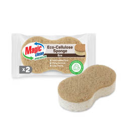 Eco cellulose sponge 2 pcs. 13 x 7 x 3cm