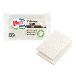 Absorbent cellulose cleaning cloth 2 pcs. 15 x 9cm