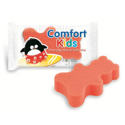 Children's bath sponge 16 x 9 x 3.2 cm