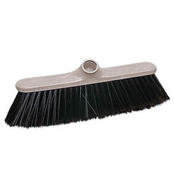 Brush for sweeping asphalt with hard hair straight thread 29 x 8.5 x 6.5cm