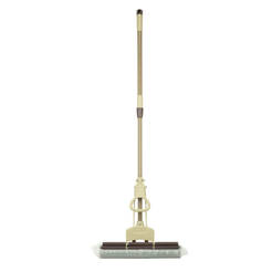 Floor cleaner/mop with double roll and telescopic handle