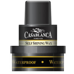 Self-shining cream wax 50ml black