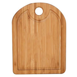 Bamboo cutting board 18.5 x 24.7 x 1.5cm oval