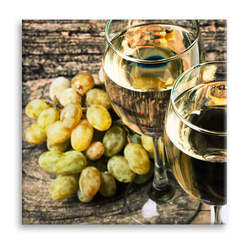 Glass picture for wall print glass 30 x 30 cm Grapes-2 Glasspik EX454