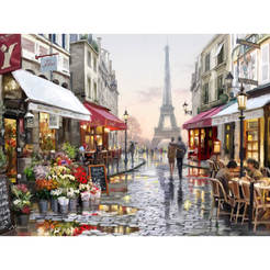 Painting Paris - 60 x 80 cm, canvas